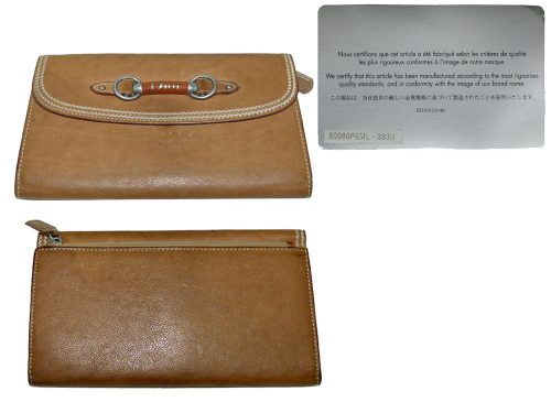 Christian Dior Natural Calf Passport Wallet with IC Compartment-0